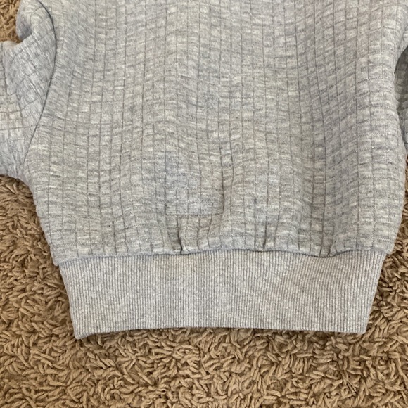 Grey cropped jacket - Picture 3 of 4